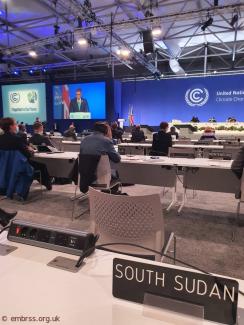 The Republic of South Sudan  is participating in COP26 in Glasgow