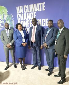 The Republic of South Sudan  is participating in COP26 in Glasgow