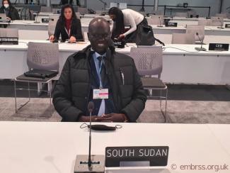 The Republic of South Sudan  is participating in COP26 in Glasgow